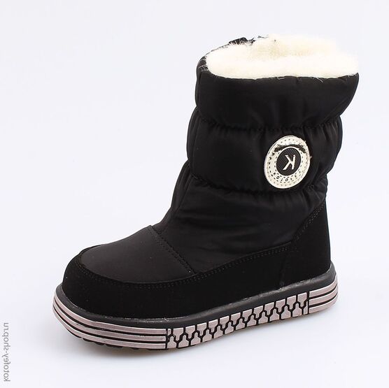 364028-41 Сапожки для девочки черный