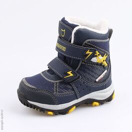 254950-43 Мембранные ботинки с LED-подсветкой для мальчики син-жел