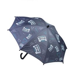 03707063-00 Зонт детский темно-серый Звуки Улиц для мальчики т.син