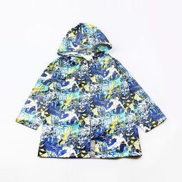 07751039-40 Плащ-дождевик на молнии для мальчика синий для мальчики синий