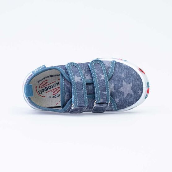 231165-11 Кеды с LED-подсветкой на подошве для мальчики светло-синий фото №4