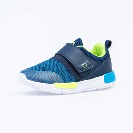 344206-74 Кроссовки на липучках для мальчики син-сал