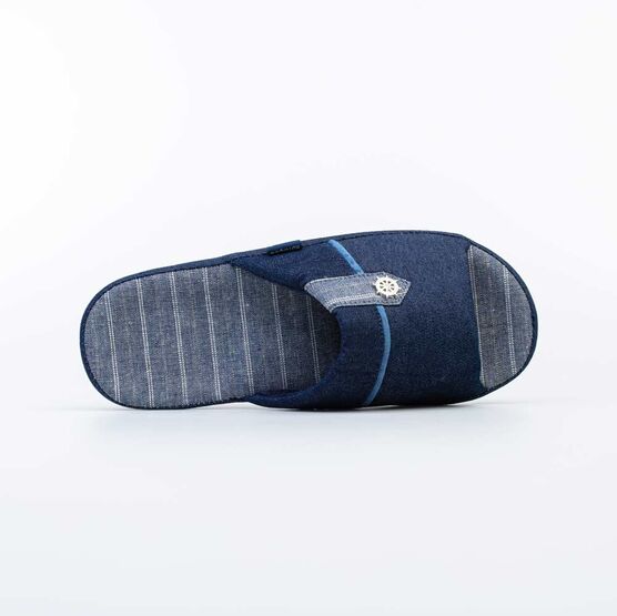 731117-12 Тапочки для мальчики светло-синий фото №4