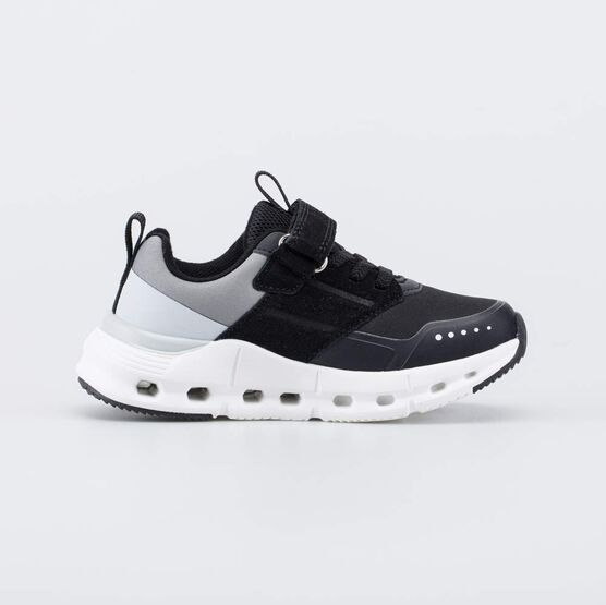 644527-12 Кроссвки с Softshell с усиленной амортизацией для мальчики черный + серый фото №2