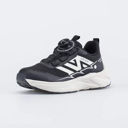 644531-11 Кроссовки с Softshell и быстрой шнуровкой для мальчики черный + бежевый