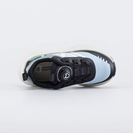 644531-12 Кроссовки с Softshell и быстрой шнуровкой для мальчики черный + серый фото №4