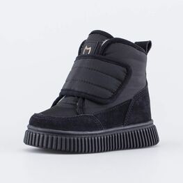 154018-44 Зимние ботинки-дутики для мальчика для мальчики черный