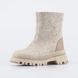 867135-41 Валенки-полусапожки женские для девочки бежевый