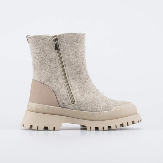 867135-41 Валенки-полусапожки женские для девочки бежевый фото №2