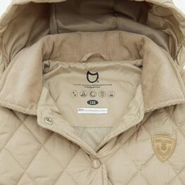 07858063-40 Пальто стеганое для девочки бежевый для девочки бежевый фото №3