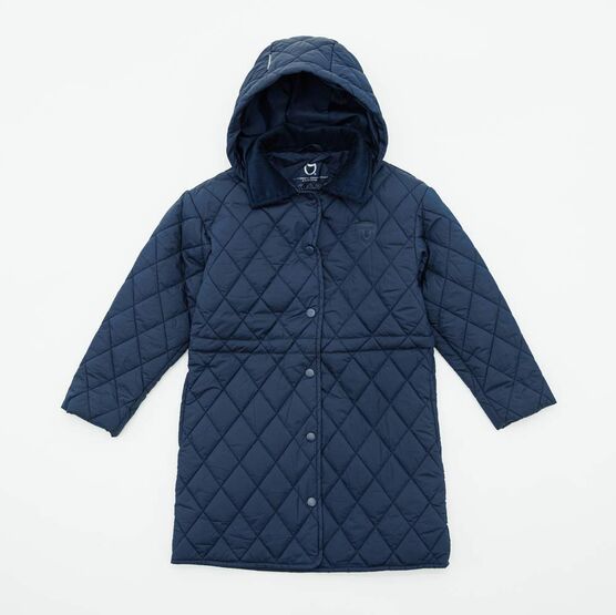 07858063-41 Пальто стеганое для девочки синий для девочки синий