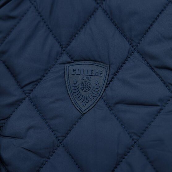 07858063-41 Пальто стеганое для девочки синий для девочки синий фото №5