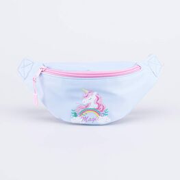 02802322-40 Сумка поясная голубой для девочки голубой