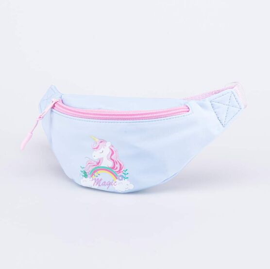 02802322-40 Сумка поясная голубой для девочки голубой фото №2