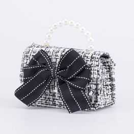 02802328-40 Сумка для девочки для девочки черный + белый фото №2