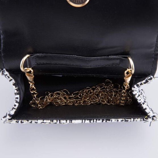 02802328-40 Сумка для девочки для девочки черный + белый фото №4