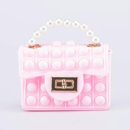 02802330-40 Мини сумка Поп-ит детская Жемчуг розовый для девочки розовый