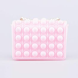 02802330-40 Мини сумка Поп-ит детская Жемчуг розовый для девочки розовый фото №3