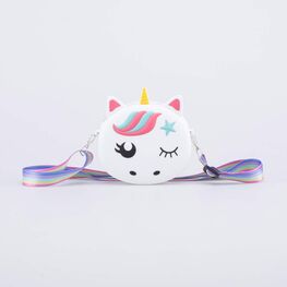 02802333-40 Сумка силиконовая Единорог для девочки белый