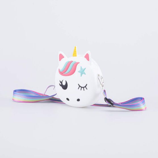 02802333-40 Сумка силиконовая Единорог для девочки белый фото №2