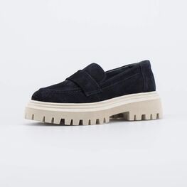 532311-21 Лоферы для девочки для девочки черный