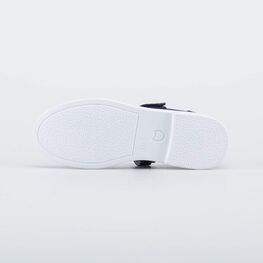 532313-21 Кожаные туфли для школы Сердечки для девочки синий фото №3