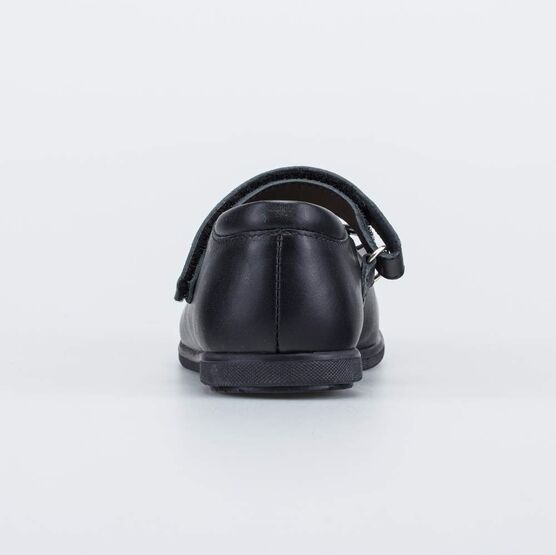 532320-21 Школьные кожаные туфли для девочки черный фото №5