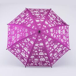 03807164-00 Зонт-трость Радуга розовый для девочки разноцветный фото №2