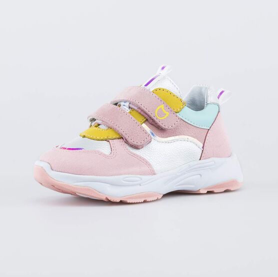 332145-23 Полуботинки на липучках для девочки розовый