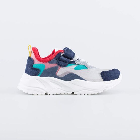 444021-11 Прозрачные кроссовки для мальчика для мальчики син-кра фото №2