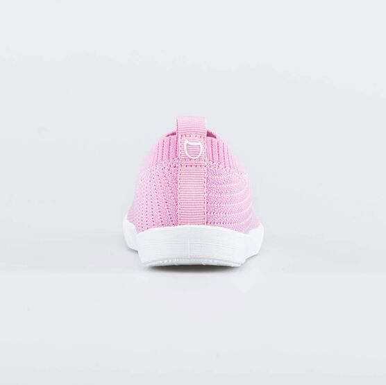 531265-12 Розовые кеды из вязаного текстиля для девочки розовый фото №5