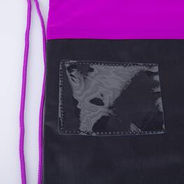 02808149-20 Мешок для сменной обуви Ночной город КК для девочки чер-фук фото №3