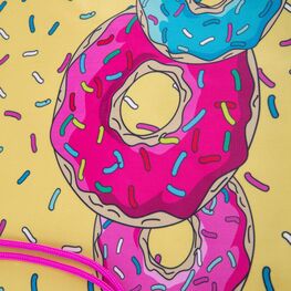 02808165-20 Мешок для сменной обуви Пончики для девочки желтый фото №4