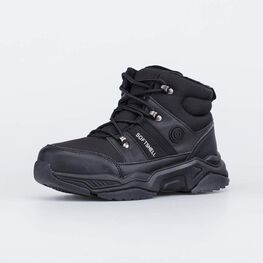 754064-81 Осенние ботинки Softshell + Thinsulate для подростка для мальчики черный
