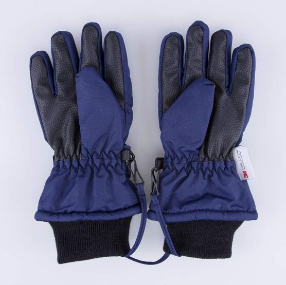 07721152-40 Мембранные перчатки с тинсулейтом синий для мальчики темно-синий фото №2