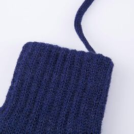 07721242-42 Перчатки детские однослойные темно-синий для мальчики темно-синий фото №2