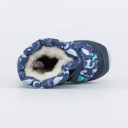 061011-40 Зимние сапожки-дутики синий для мальчики синий фото №4