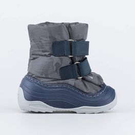 061011-49 Зимние сапожки-дутики серый для мальчики серый фото №2