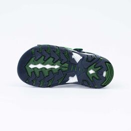 322113-21 Сандали летние на липучке для мальчики син-зел фото №3