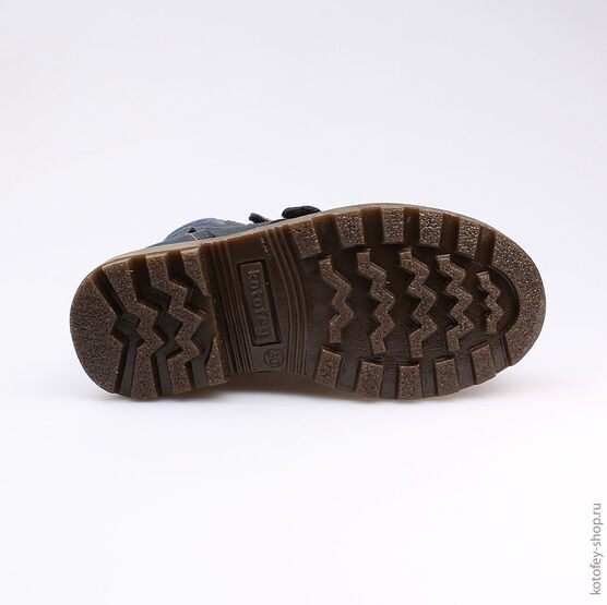 552064-54 Сапожки для мальчики светло-синий фото №3