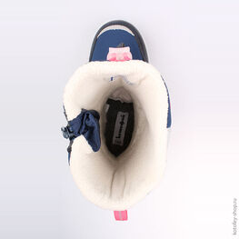 554923-42 Мембранные ботинки для девочки син-крл фото №4