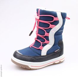 554923-42 Мембранные ботинки для девочки син-крл