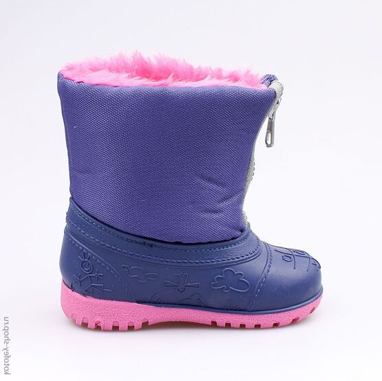164055-41 Сноубутсы для девочки син-роз фото №2
