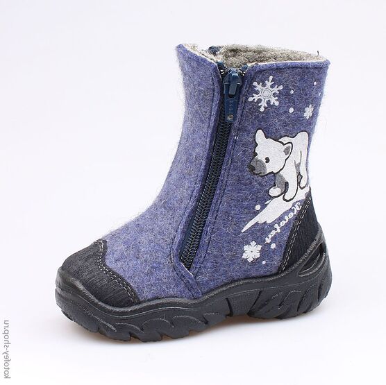 367106-42 Валенки для мальчики светло-синий