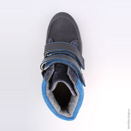 552096-31 Ботинки для мальчики светло-синий фото №4