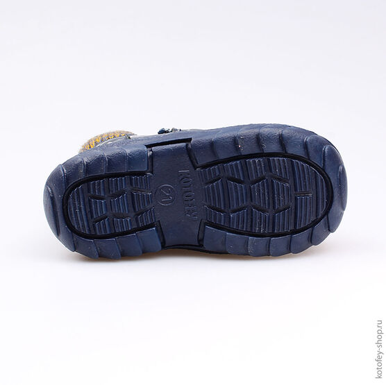 162050-42 Сапожки для мальчики светло-синий фото №3