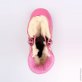 162053-42 Сапожки для девочки розовый фото №4