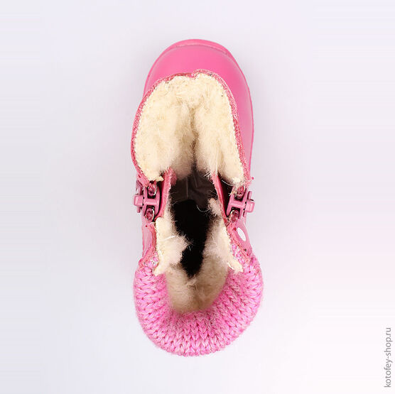 162053-42 Сапожки для девочки розовый фото №4