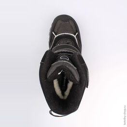 654953-42 Мембранные ботинки для мальчики чер-сер фото №4