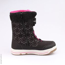 554924-41 Мембранные ботинки для девочки чер-фук фото №2